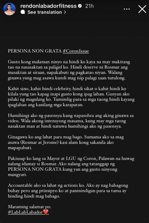 Coron considers persona non.